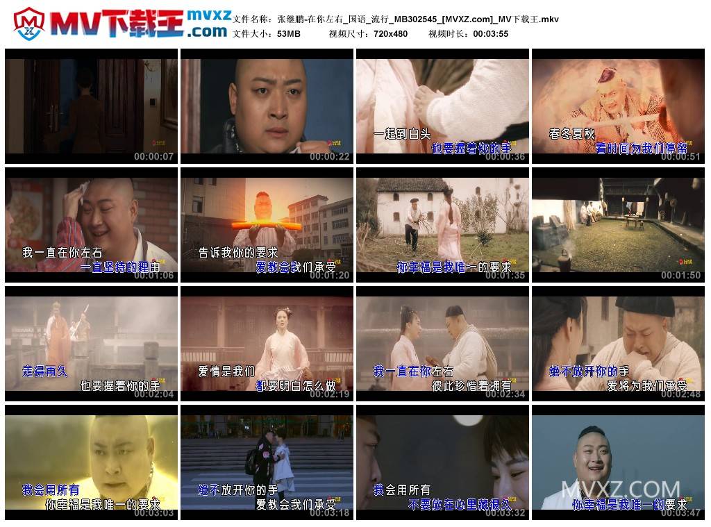 张继鹏-在你左右_国语_流行_MB302545